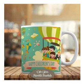 HEDIYELIK-23-2147965480 Happy Children's Day Yazılı Kupa Bardak