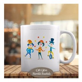 HEDIYELIK-23-2148028662 Eğlenceli Palyaço Kupa Bardak