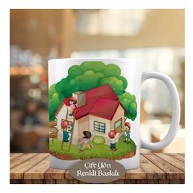 HEDIYELIK-23514 Ev Tasarlayan Genç Mimarlar Temalı Kupa Bardak