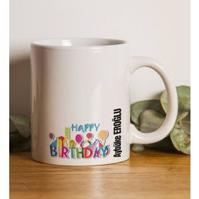 HEDIYELIK-2538 Happy Birthday Too You Baskılı Kupa Bardak