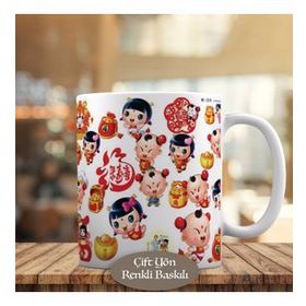 HEDIYELIK-280-209 Anime Bebek Karakterler Kupa Bardak