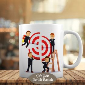 HEDIYELIK-3446-648 Hedef Oluşturan Çalışanlar Kupa Bardak