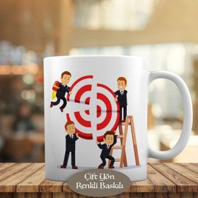 HEDIYELIK-3446-648 Hedef Oluşturan Çalışanlar Kupa Bardak