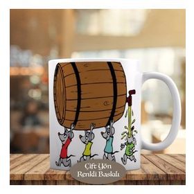 HEDIYELIK-37_72028 Fıçı Taşıyan Küçük Fareler Kupa Bardak
