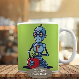 HEDIYELIK-439-2147502095 Elma Tutan Robot Kupa Bardak