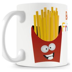 HEDIYELIK-47834911 Hamburger ve Patates Arkadaşlığı Kupa Bardak