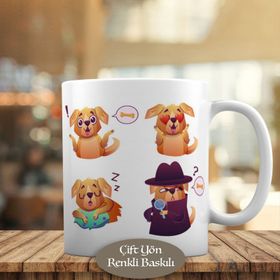 HEDIYELIK-812 Dedektif Şirin Köpek ve Arkadaşları Kupa Bardak