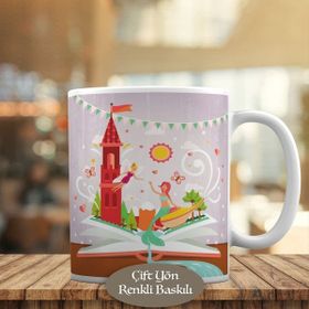 HEDIYELIK-822 Deniz Kızı ve Peri Masal Kahramanı Kupa Bardak