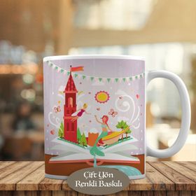 HEDIYELIK-822 Deniz Kızı ve Peri Masal Kahramanı Kupa Bardak