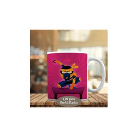 HEDIYELIK-905 Kahraman Savaşçı Ninja Çocuk Kupa Bardak