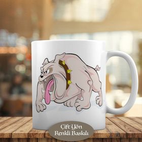 HEDIYELIK-91-6487 Kızgın American Bully Köpek Kupa Bardak