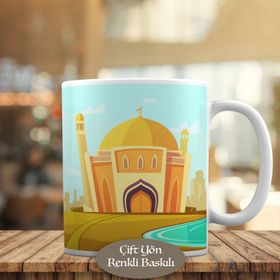 HEDIYELIK-9359 Camii Minare ve Kubbeleri -Dini Kupa Bardak