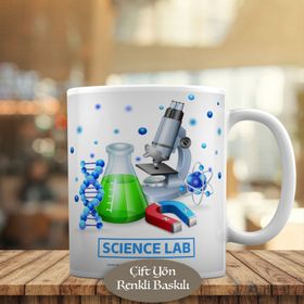 HEDIYELIK-9382 Laboratuvar Gereçleri DNA Molekülleri Kupa Bardak