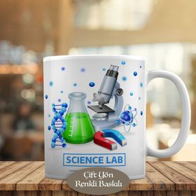 HEDIYELIK-9382 Laboratuvar Gereçleri DNA Molekülleri Kupa Bardak