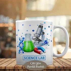 HEDIYELIK-9382 Laboratuvar Gereçleri DNA Molekülleri Kupa Bardak