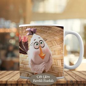 HEDIYELIK-M12 Angry Brids Sevimli Yavru Kuş Kupa Bardak