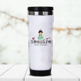 Hediyemen 400 ml Beyaz Kişiye Özel Hemşireye Hediye Termos