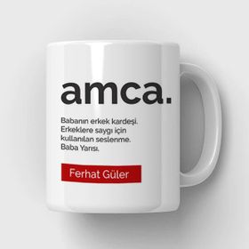Hediyemen Amca Kime Denir İsimli Kupa Bardak