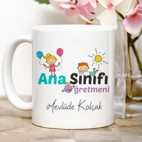 Hediyemen Ana Sınıfı Öğretmenlerine Özel Kupa Bardak
