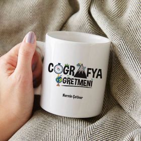 Hediyemen Coğrafya Öğretmenine Özel Kupa Bardak