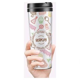 Hediyemen Doğum Günü Hediyesi İsimli 400 ml Beyaz Termos