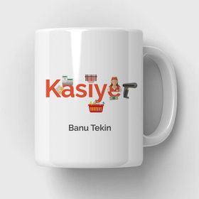 Hediyemen Kasiyere Hediye İsme Özel Kupa Bardak