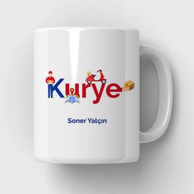 Hediyemen Kuryelere Özel Kupa Bardak