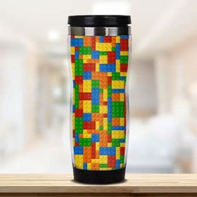 Hediyemen LEGO Tasarımlı 0,4 lt Beyaz Termos