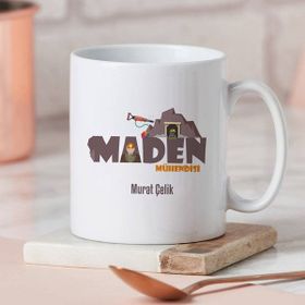 Hediyemen Maden Mühendislerine Özel Kupa Bardak