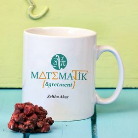 Hediyemen Matematik Öğretmenine Hediye Kupa Bardak
