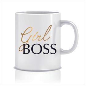 Hediyenza Girl Boss Tasarım Kupa Bardak