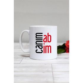 Hedizu Abiye Hediye Canım Abim Beyaz Kupa