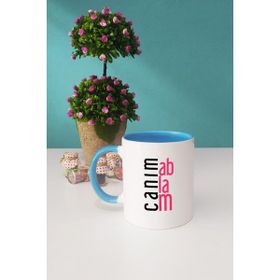Hedizu Ablaya Hediye Canım Ablam Mavi Kupa