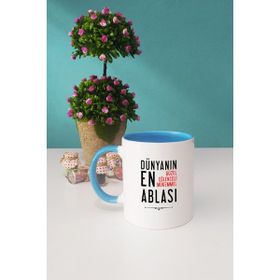 Hedizu Ablaya Hediye Mavi Kupa
