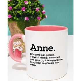 Hedizu Anneye Hediye Anne Pembe Kupa