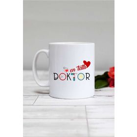 Hedizu Beyaz En Tatlı Doktor Kupa Bardak