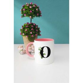 Hedizu Botanik O Harfli Pembe Kupa