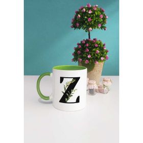 Hedizu Botanik Z Harfli Yeşil Kupa
