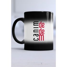 Hedizu Dedeye Hediye Canım Dedem Siyah Kupa