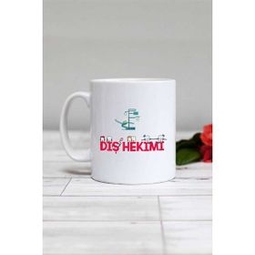 Hedizu Diş Hekimi Hediye Beyaz Kupa