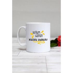 Hedizu Doğum Günü Hediyesi Beyaz Kupa