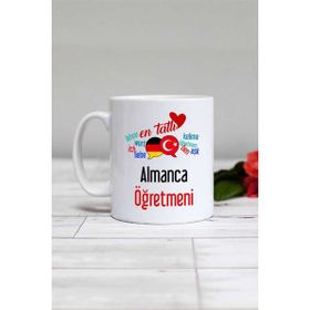 Hedizu En Tatlı Almanca Öğretmeni Beyaz Kupa