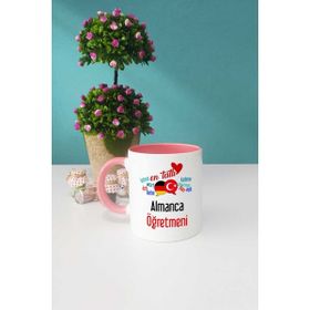 Hedizu En Tatlı Almanca Öğretmeni Pembe Kupa