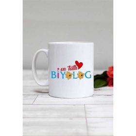 Hedizu En Tatlı Biyolog Beyaz Kupa