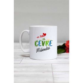 Hedizu En Tatlı Çevre Mühendisi Hediye Beyaz Kupa