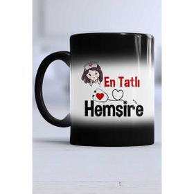 Hedizu En Tatlı Hemşire-2 Siyah Kupa
