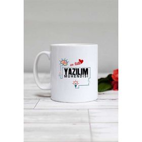 Hedizu En Tatlı Yazılım Mühendisi Beyaz Kupa