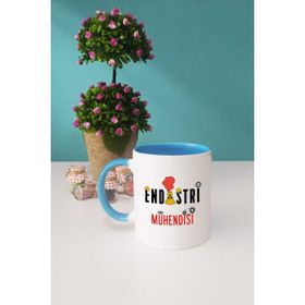 Hedizu Endüstri Mühendisi Hediye Mavi Kupa