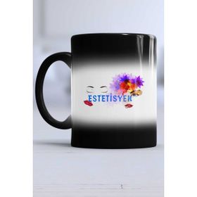 Hedizu Estetisyen Hediye Siyah Kupa