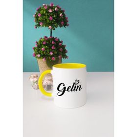 Hedizu Gelin Hediye Sarı Kupa